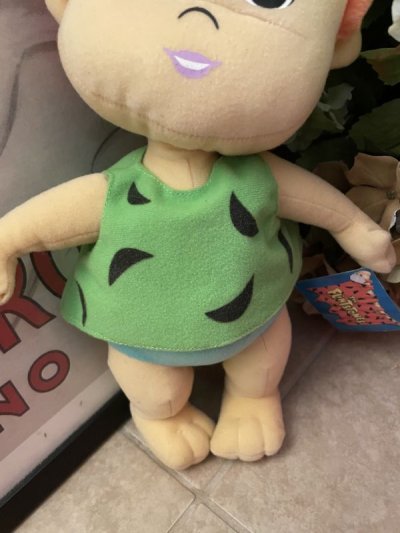 画像2: Hanna Barbera Flintstones Pebbles Plush Doll with Tag  / フリントストーン タグ付き　ペブルス　大きめドール　