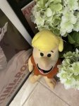 画像2: Hanna Barbera Flintstones Barney Plush Doll with Tag  / フリントストーン タグ付き　バーニー　大きめドール　 (2)