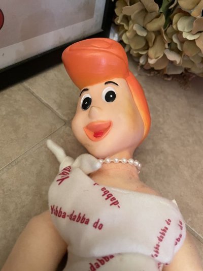 画像3: Flintstones  Wilma rubber face  Doll 41cm / フリントストーンズ　ウィルマ　ラバーフェイス　ドール