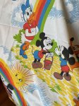 画像2: Disney Mickey Mouse Flat  sheet (A) 60‘s / ディズニーのミッキーマウス　フラットシーツ (2)