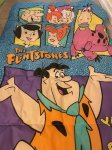 画像5: Hanna barbera Flintstones Sleeping Bag Blanket / ハンナバーベラのフリントストーンズ、のスリーピングバッグ、ブランケット (5)