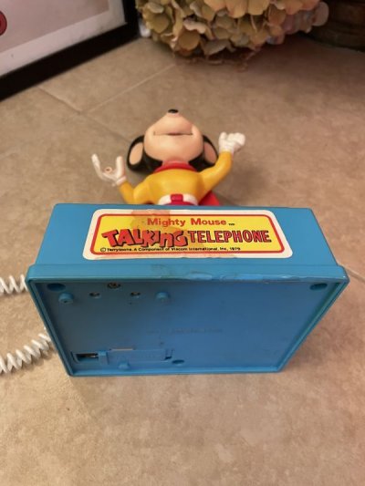 画像3: Mighty Mouse plastic Home Toy telephone 1979 / レア！！マイティマウス　プラスチック製　トイ　電話機　