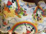 画像5: Disney Mickey Mouse Flat  sheet (A) 60‘s / ディズニーのミッキーマウス　フラットシーツ (5)