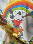 画像7: Disney Mickey Mouse Flat  sheet (A) 60‘s / ディズニーのミッキーマウス　フラットシーツ (7)