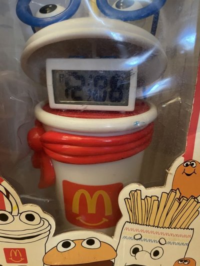 画像2: McDonalds Mc Time LCD Cup Alarm Clock With Box 1996 / マクドナルド、マックタイムのアラーム時計　箱付き