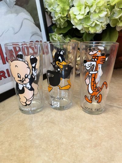 画像3: Looney Tunes Daffy Duck Pepsi Glass 1973 / ルーニーチューンズ　ペプシ　ダフィ　ダック 　グラス