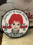 画像1: Wendy’s Small Plastic Sign (A) / ウエンディーズ　小さな看板、サイン、ストアディスプレイ (1)