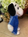 画像6: Snoopy Blue Sweat suits Plush Stuffed Doll (A) /スヌーピー ブルーのジャージセット　ぬいぐるみ ドール (6)