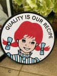 画像1: Wendy’s Small Plastic Sign (C) / ウエンディーズ　小さな看板、サイン、ストアディスプレイ (1)