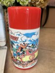 画像12: Mickey Mouse Disney Express Tin Lunch Box With Thermos / ミッキーマウスのディズニーエクスプレス、ティン製　ランチボックス 水筒付き 70年代 (12)