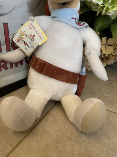 画像2: Hanna Barbera Quick Draw McGraw Plush Doll with Tag 1985  / ハンナバーベラ 早撃ちマック　タグ付きぬいぐるみ