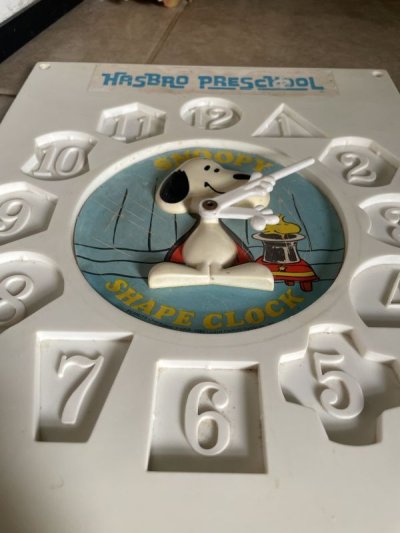 画像3: Snoopy plastic clock hasbro presckool 1965 / スヌーピー  ハスブロ　プラスチック製　時計