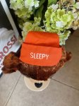 画像2: Travelodge Sleepy Bear Plush Doll with Orange Cap 50-60’s (C)  / トラべロッジ　スリーピーベア　ぬいぐるみ (2)