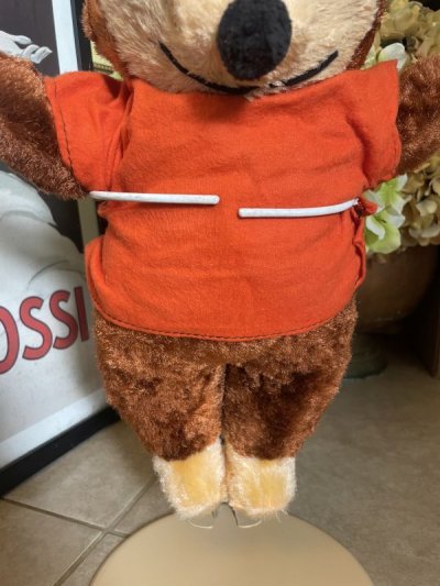 画像2: Travelodge Sleepy Bear Plush Doll with Orange Cap 50-60’s (C)  / トラべロッジ　スリーピーベア　ぬいぐるみ