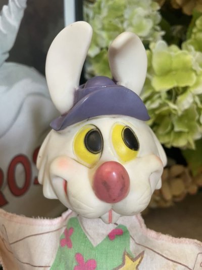 画像1: Hanna Barbera Ricochet Rabbit rubber face hand Puppet  / ハンナバーベラ　リコシェ　ラビット、ラバーフェイスのハンドパペット