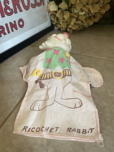 画像3: Hanna Barbera Ricochet Rabbit rubber face hand Puppet  / ハンナバーベラ　リコシェ　ラビット、ラバーフェイスのハンドパペット