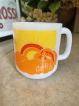 画像1: Carl’s Jr Glasbake milk glass mug / カールスジュニア　グラスベイク　ミルクグラス　マグ (1)