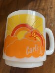 画像11: Carl’s Jr Glasbake milk glass mug / カールスジュニア　グラスベイク　ミルクグラス　マグ (11)