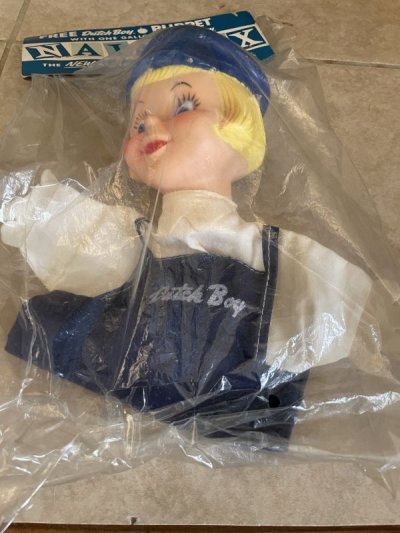 画像2: Dutch Boy Hand Puppet 60’s with bag / ダッチボーイ　ペイント　袋入りハンドパペット