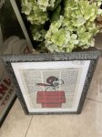 画像2: Peanuts Snoopy Red Baron wall Frame (C) / ピーナッツ　スヌーピー  レッドバロン　アートプリント　壁掛けフレーム (2)