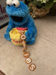 画像3: Sesame Street Cookie Monster Plush Doll with cookie jar & cookies  (B) 2002/ セサミストリート　クッキーモンスター　クッキージャー　ぬいぐるみ (3)