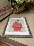 画像8: Peanuts Snoopy typewriter wall Frame (D) / ピーナッツ　スヌーピー  タイプライター　アートプリント　壁掛けフレーム (8)