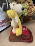 画像6: Snoopy & Woodstock plastic home telephone 1976 /  スヌーピー ウッドストックのプラスチック製　固定電話　電話機 (6)