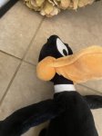 画像11: Warner Bros. Daffy Duck plush doll / ワーナーブラザーズ　ダフィダック　ぬいぐるみ (11)