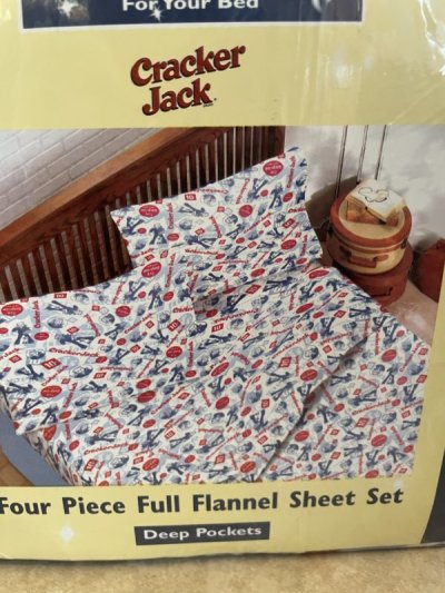 画像3: Cracker Jack Fabric Sheets set with bag / クラッカージャック　未開封！！シーツセット