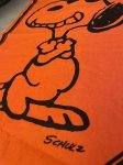 画像8: Peanuts Snoopy Orange Felt Banner Joe Cool / ピーナッツ　スヌーピー　オレンジ　フェルト　バナー　ジョー　クール (8)