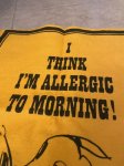 画像8: Peanuts Snoopy Yellow Felt Banner Allergic Morning / ピーナッツ　スヌーピー　黄色　フェルト　バナー　アレルギーモーニング (8)