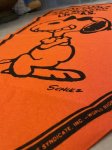 画像7: Peanuts Snoopy Orange Felt Banner Joe Cool / ピーナッツ　スヌーピー　オレンジ　フェルト　バナー　ジョー　クール (7)