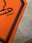 画像6: Peanuts Snoopy Orange Felt Banner Joe Cool / ピーナッツ　スヌーピー　オレンジ　フェルト　バナー　ジョー　クール (6)