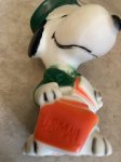 画像9:  Peanuts Snoopy US Mail Vinyl Squeak Doll  / ピーナッツ　スヌーピー　郵便配達　ソフビドール (9)