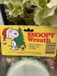 画像7: Peanuts Snoopy Christmas Wreath Vinyl Squeak Doll with bag / ピーナッツ　スヌーピー　袋入りクリスマスリース　ソフビドール (7)