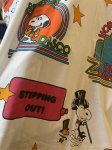画像5:  Snoopy Disco fabric Flat Sheet (C) / スヌーピー　ディスコ　フラットシーツ　生地　 (5)