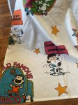 画像7:  Snoopy Disco fabric Flat Sheet (C) / スヌーピー　ディスコ　フラットシーツ　生地　 (7)