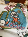 画像10:  Snoopy Disco fabric Flat Sheet (C) / スヌーピー　ディスコ　フラットシーツ　生地　 (10)