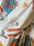 画像8:  Snoopy Disco fabric Flat Sheet (C) / スヌーピー　ディスコ　フラットシーツ　生地　 (8)