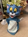 画像1: Tom and Jerry Mattel rubber face talking hand puppet 1965 / トムとジェリー　マテル社のラバーフェイス　トーキングドール　ハンドパペット (1)