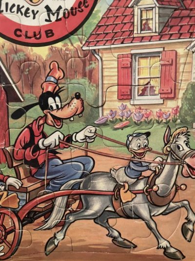 画像3: Disney Mickey Mouse Club Tray Puzzle 60’s / ミッキーマウスクラブ、トレイ　パズル