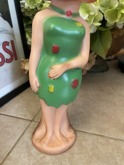 画像2: Flintstones Knickerbocker Wilma Rubber Doll 60‘s  / ハンナバーベラ　フリントストーン　ウィルマ　ラバードール