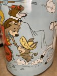 画像12: Hanna Barbera Hucklebrry Houned Yogi Bear Tin Trash Can / ハックルベリーハウンド　ヨギベア のアルミ製、メタル製のゴミ箱、トラッシュカン (12)