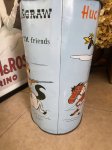 画像6: Hanna Barbera Hucklebrry Houned Yogi Bear Tin Trash Can / ハックルベリーハウンド　ヨギベア のアルミ製、メタル製のゴミ箱、トラッシュカン (6)