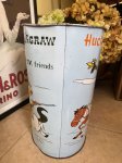 画像8: Hanna Barbera Hucklebrry Houned Yogi Bear Tin Trash Can / ハックルベリーハウンド　ヨギベア のアルミ製、メタル製のゴミ箱、トラッシュカン (8)