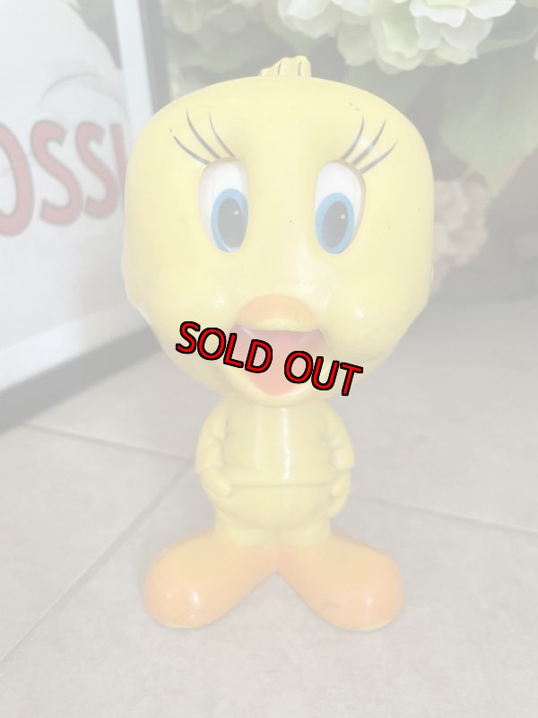 画像1: Looney Tunes Tweety plastic Talking Doll / ルーニーテューンズ   トゥイーティー トーキングドール　70‘s (1)