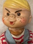 画像15: Dennis the Menace Rubber doll  / わんぱくデニス　マジックスキン　ラバーフェイスドール　白X赤ストタイプTシャツ　 (15)