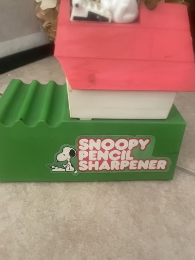 画像2: Snoopy plastic pencil sharpener/ スヌーピー プラスチック製　ペンシル　シャープナー