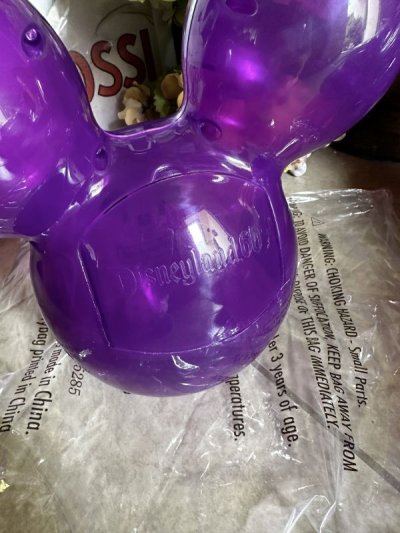 画像2: Disneyland 60th anniversary purple Mickey balloon popcorn bucket / ディズニーランド　60周年記念　パープル　ミッキーバルーン　ポップコーン　バケット　バケツ　