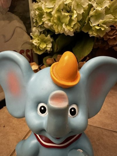 画像1: Disney Blue Dumbo Doll 70‘s / ディズニーのダンボ　ブルー　ドール　フィギュア